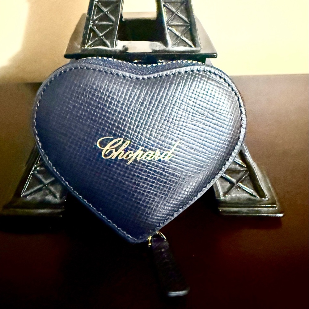 Chopard Navy Heart Coin Purse